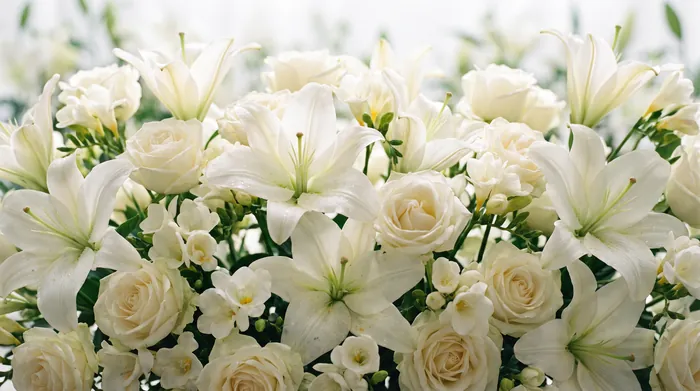 For Fragrance: Lilies, roses, freesia