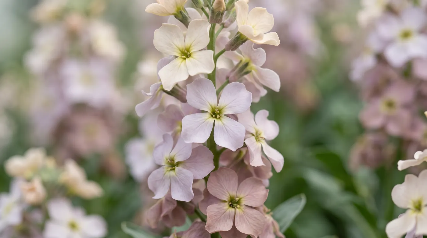 Column stock showing four petals arranged in a cross