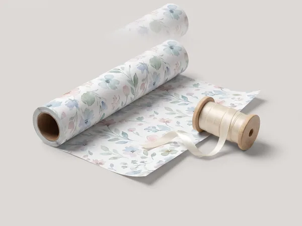 Floral Gift Wrap