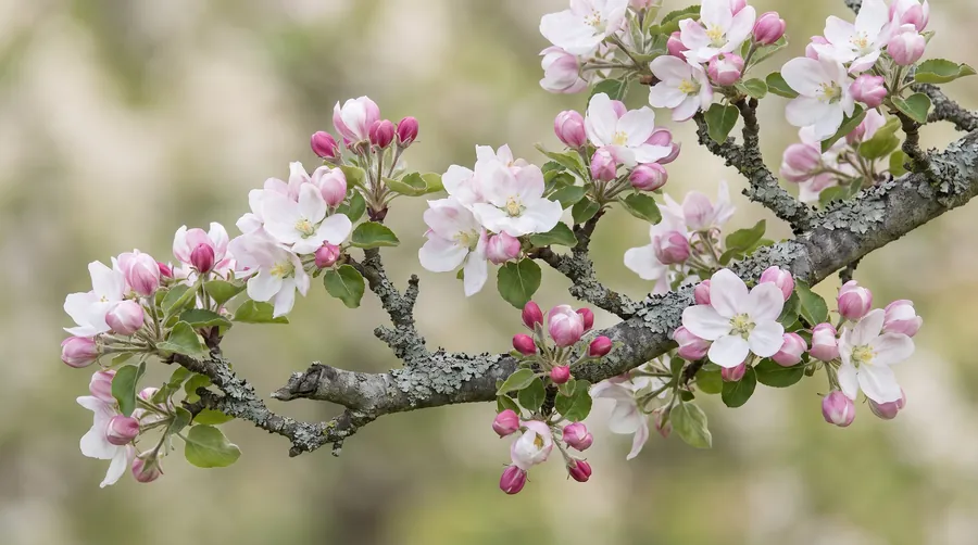 apple blossom, the state flower of Arkansas