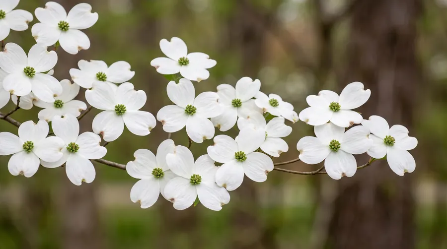 flowering dogwood, the state flower of North Carolina