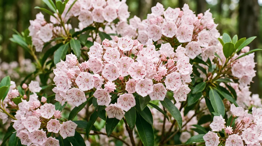 mountain laurel, the state flower of Connecticut