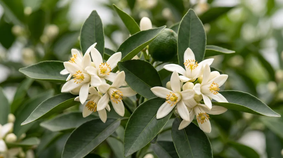orange blossom, the state flower of Florida