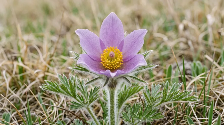 pasque flower, the state flower of South Dakota