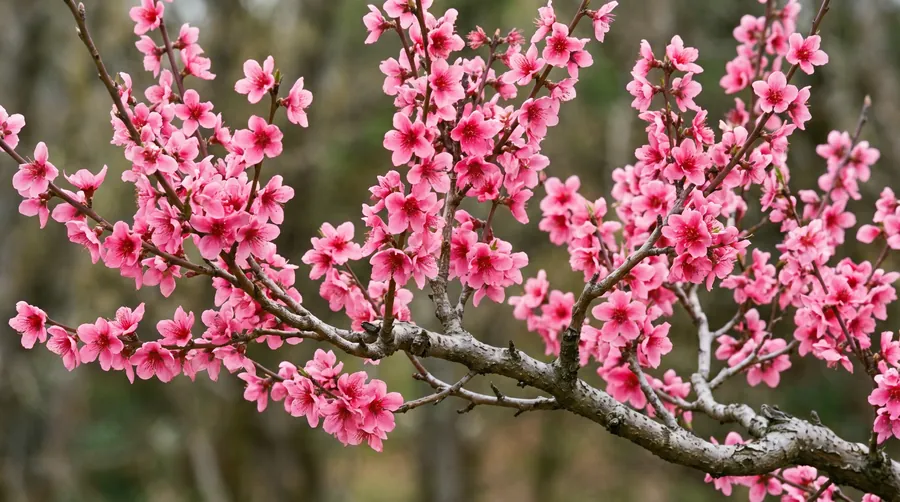 peach blossom, the state flower of Delaware