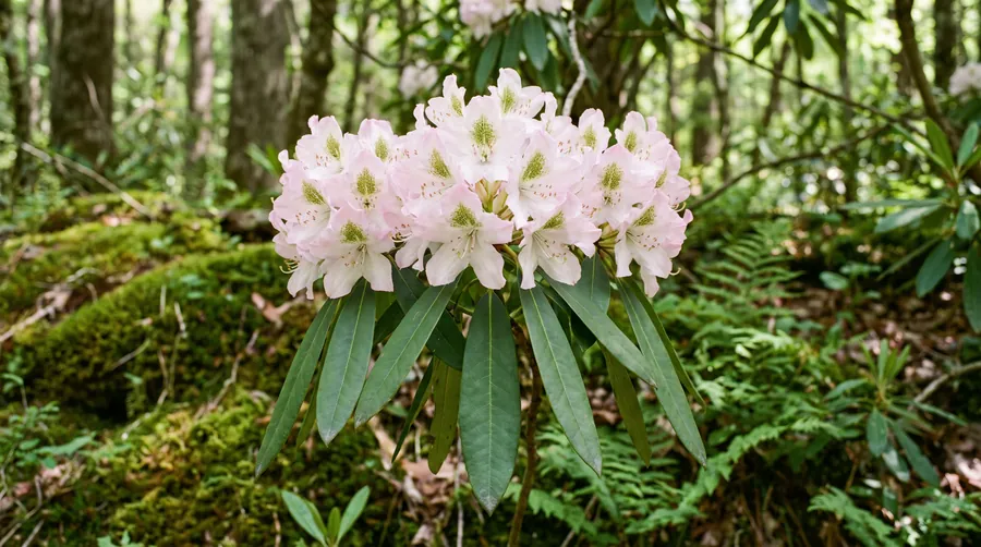 rhododendron, the state flower of West Virginia